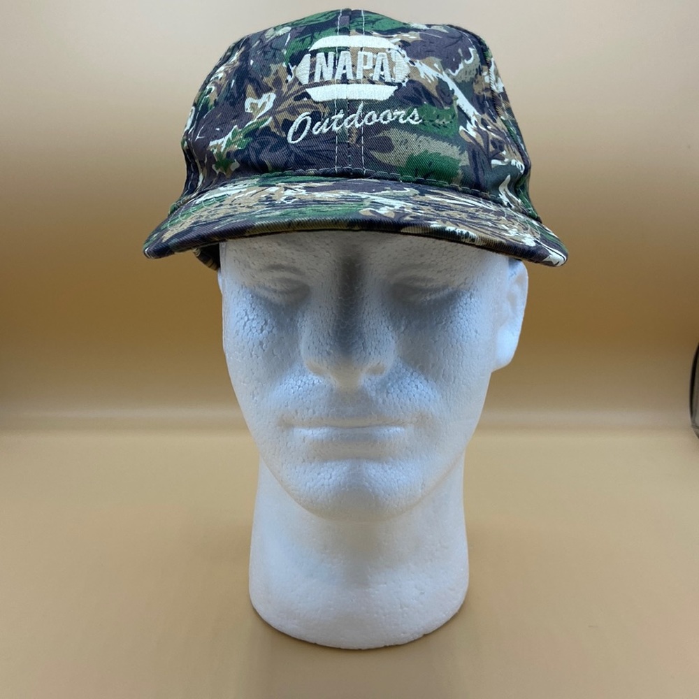 NAPA Know How Outdoors Camouflage Baseball Hat Adjustable Strap NWOT UNISEX MENS